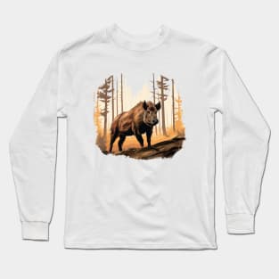 Wild Boar Long Sleeve T-Shirt